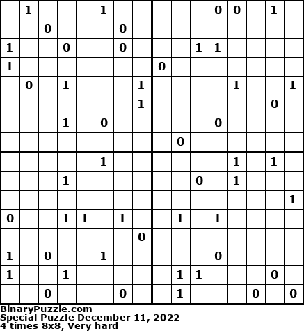 Binary Puzzle