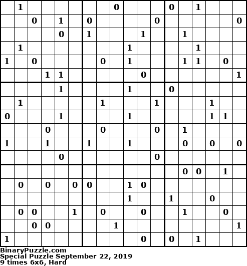 Binary Puzzle