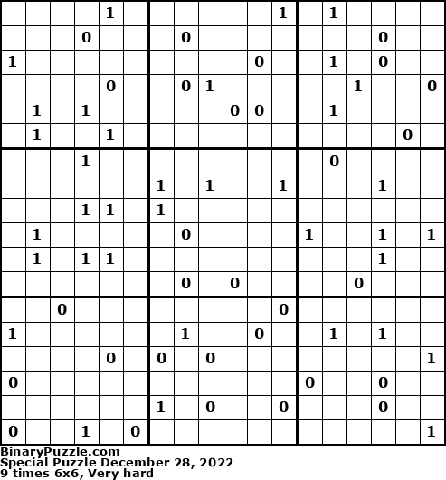Binary Puzzle