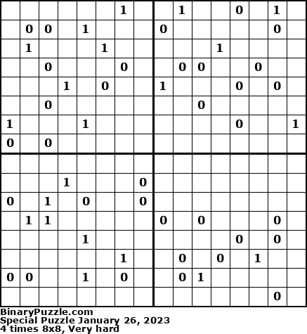Binary Puzzle