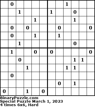 Binary Puzzle