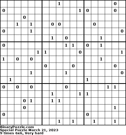 Binary Puzzle