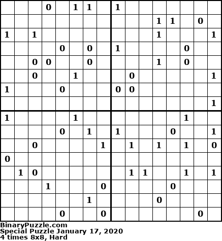 Binary Puzzle