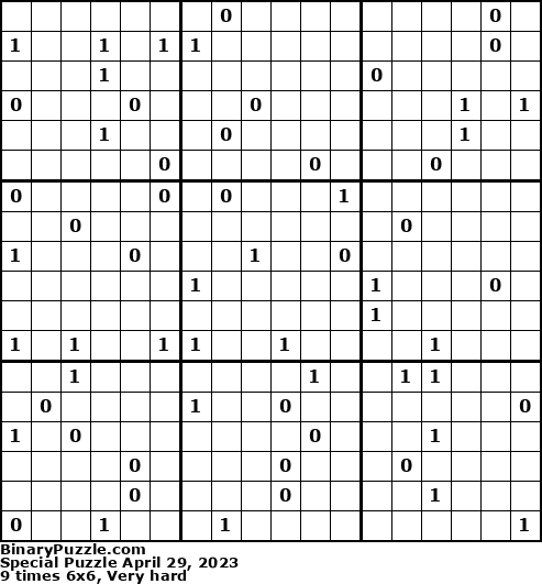 Binary Puzzle