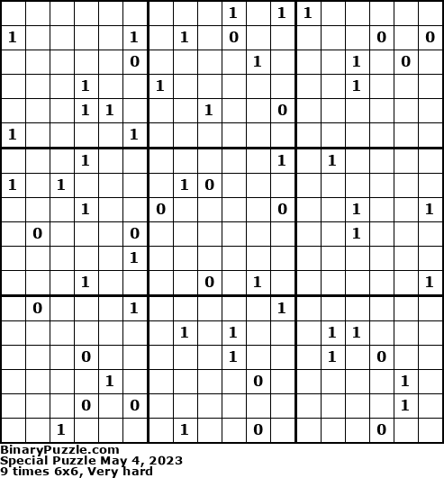 Binary Puzzle