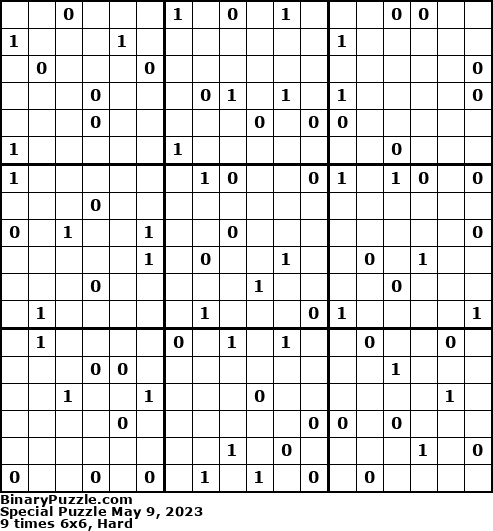Binary Puzzle