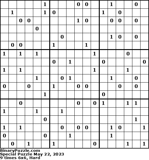 Binary Puzzle