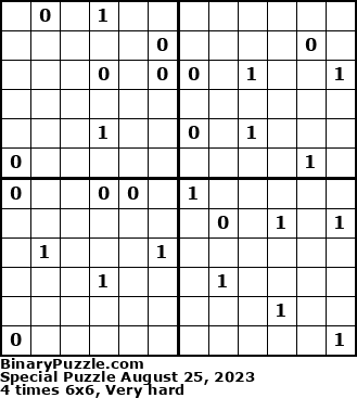 Binary Puzzle