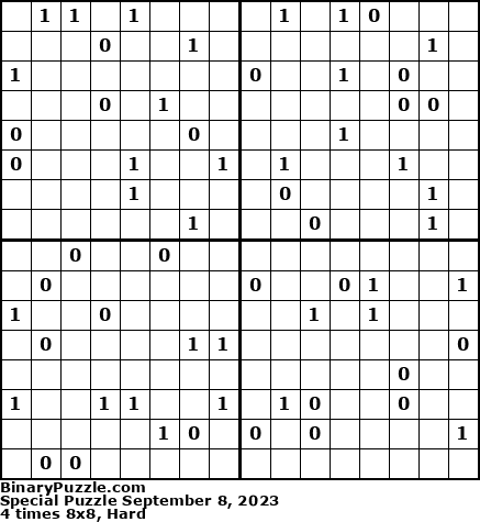 Binary Puzzle