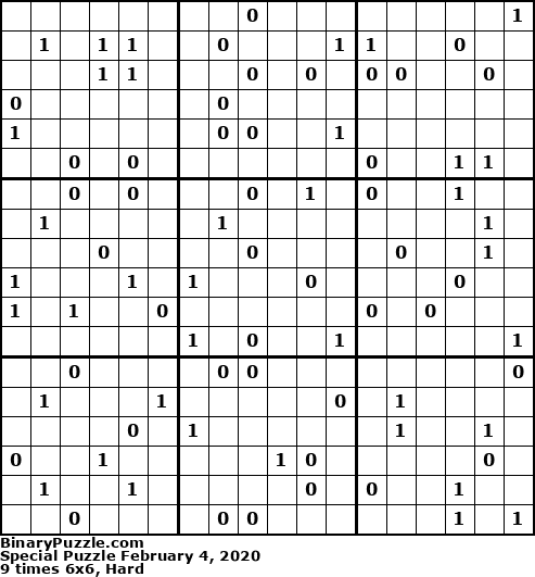 Binary Puzzle