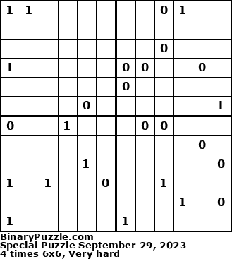 Binary Puzzle