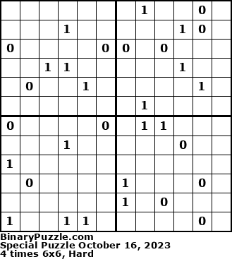 Binary Puzzle