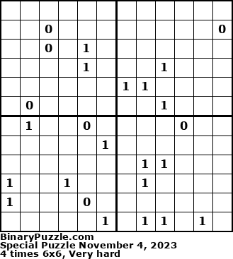 Binary Puzzle