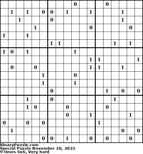Binary Puzzle
