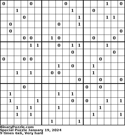 Binary Puzzle