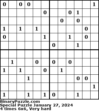 Binary Puzzle