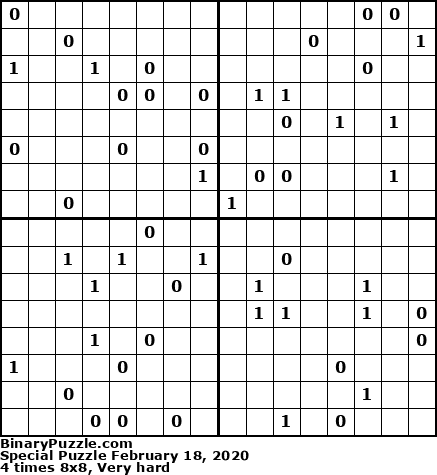 Binary Puzzle