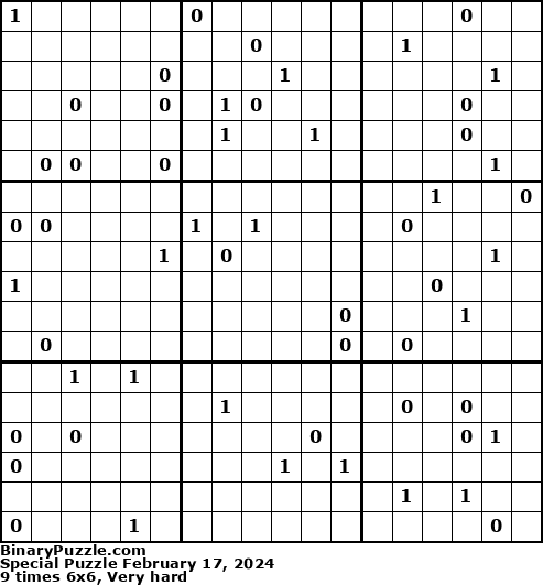 Binary Puzzle