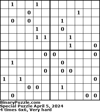 Binary Puzzle