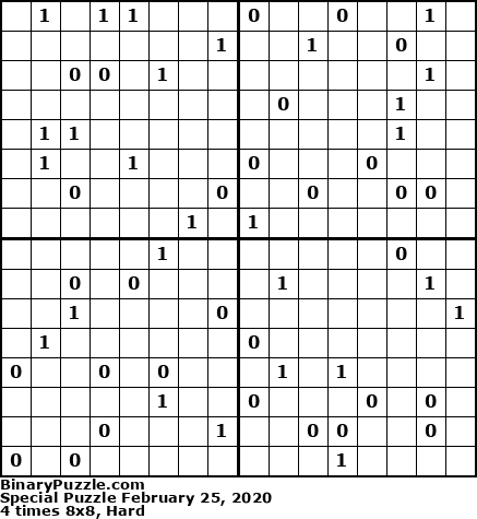 Binary Puzzle