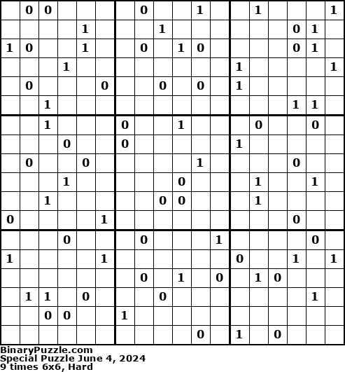 Binary Puzzle