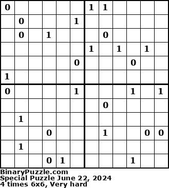 Binary Puzzle