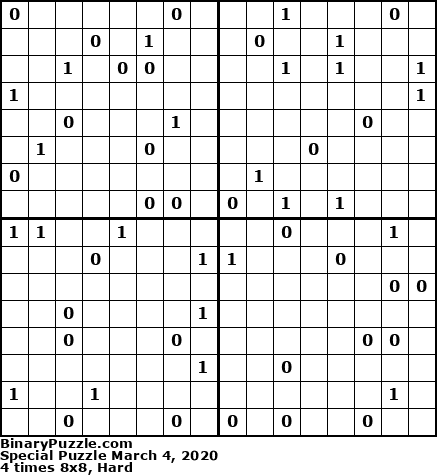 Binary Puzzle