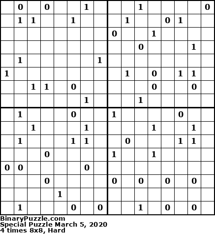 Binary Puzzle