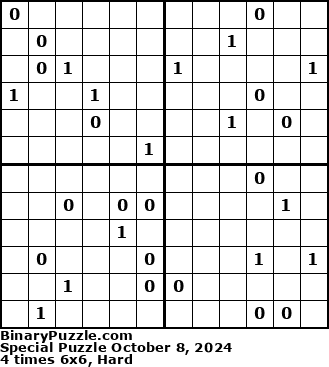 Binary Puzzle