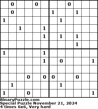 Binary Puzzle