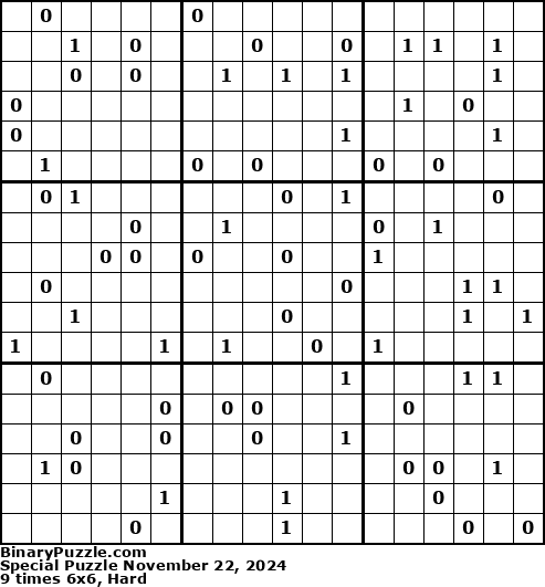 Binary Puzzle