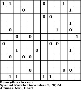 Binary Puzzle