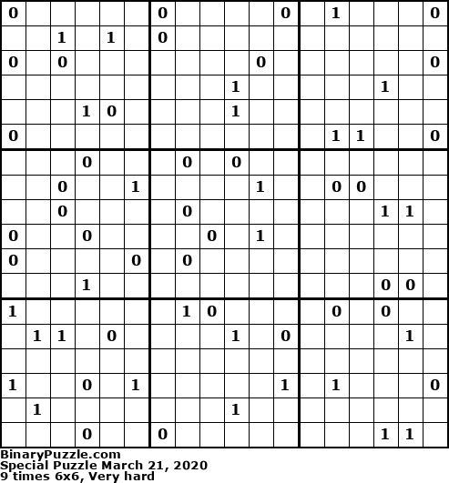 Binary Puzzle