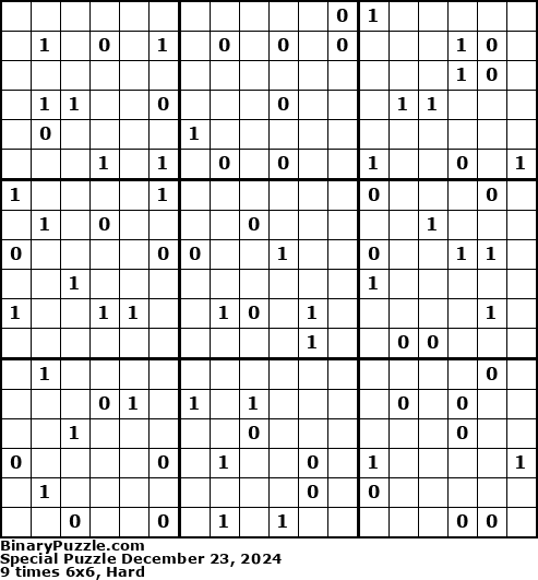 Binary Puzzle