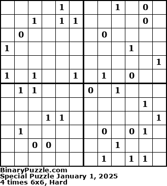 Binary Puzzle