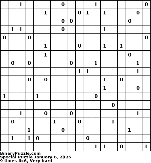 Binary Puzzle