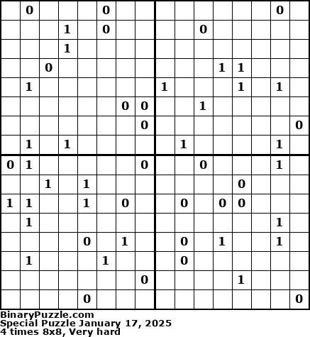 Binary Puzzle