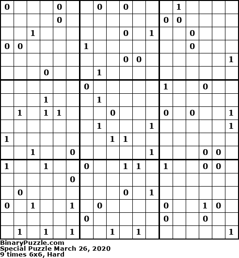 Binary Puzzle