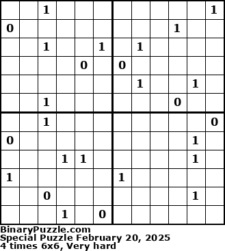 Binary Puzzle