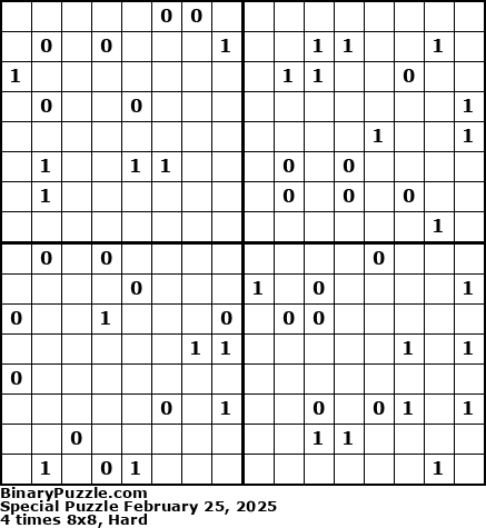 Binary Puzzle