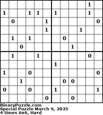 Binary Puzzle