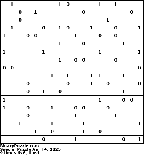 Binary Puzzle