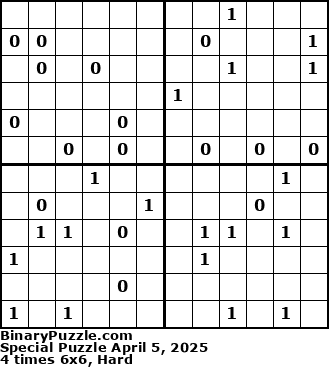 Binary Puzzle