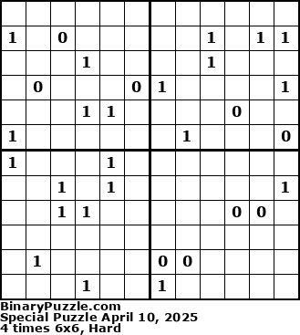 Binary Puzzle