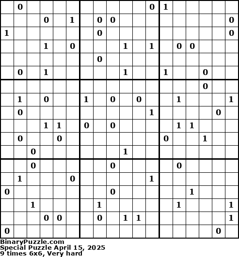 Binary Puzzle