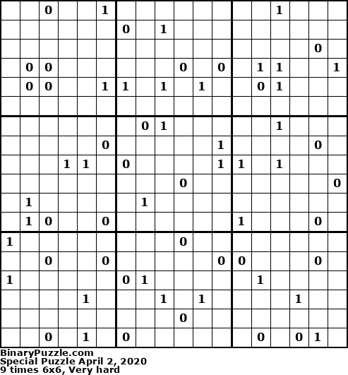 Binary Puzzle