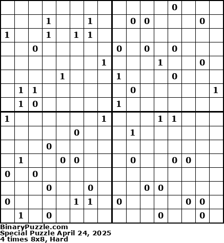 Binary Puzzle