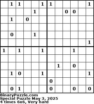 Binary Puzzle