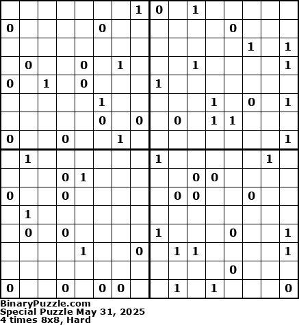 Binary Puzzle