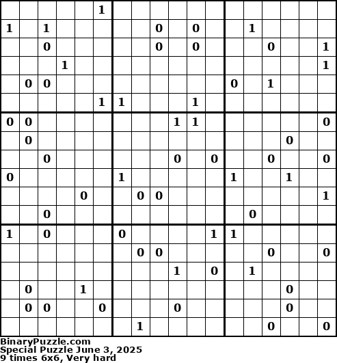 Binary Puzzle